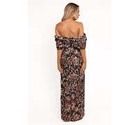 Petal and Pup Women's Lilia Maxi Dress - Black Floral