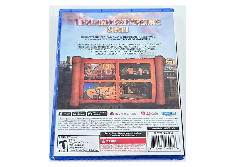 Broken Sword-Shadow Of The Templars:Reforged for Playstation 5