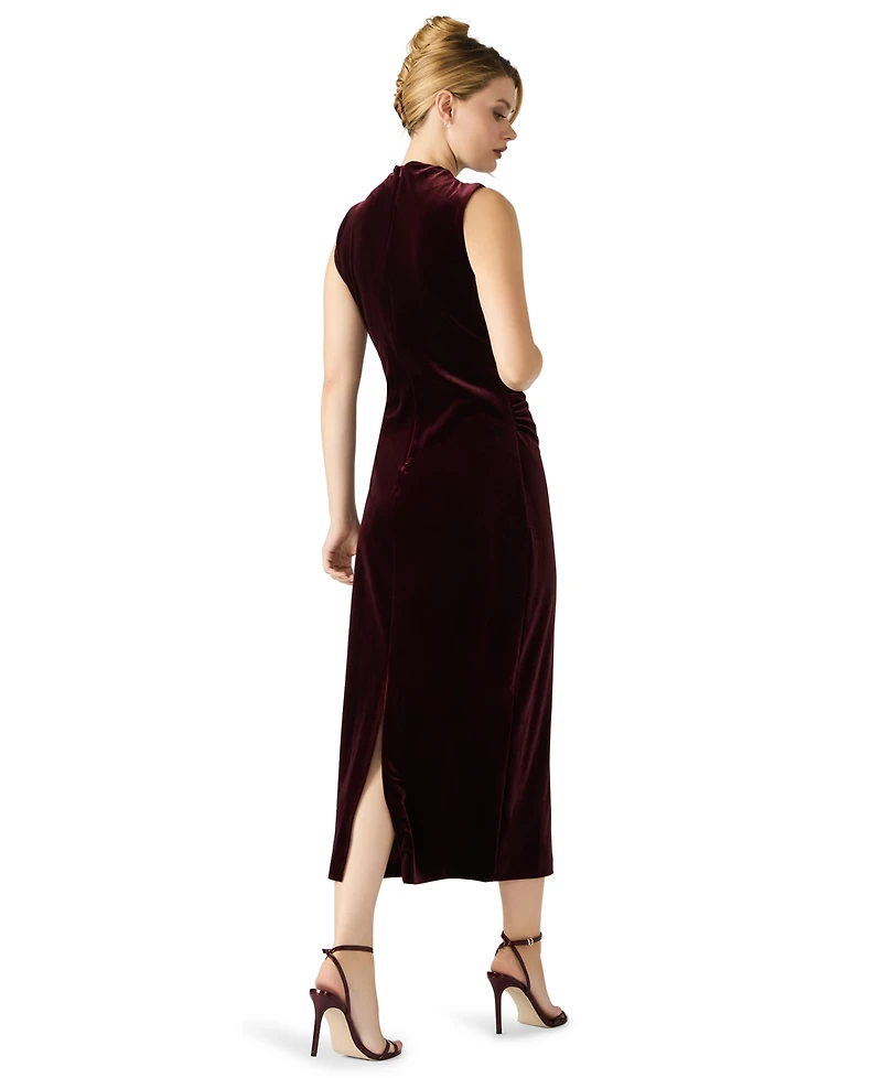 Steve Madden Women's Mock Neck Midi Dress