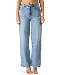 Bb Dakota Women's Taylor Straight Fit Jeans