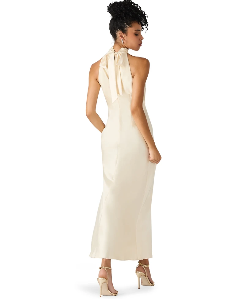 Steve Madden Women's Lara Satin Maxi Dress