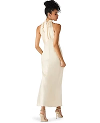 Steve Madden Women's Lara Satin Maxi Dress
