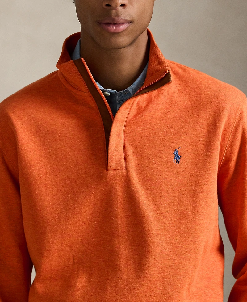 Polo Ralph Lauren Men's Luxury Jersey Quarter-Zip Pullover