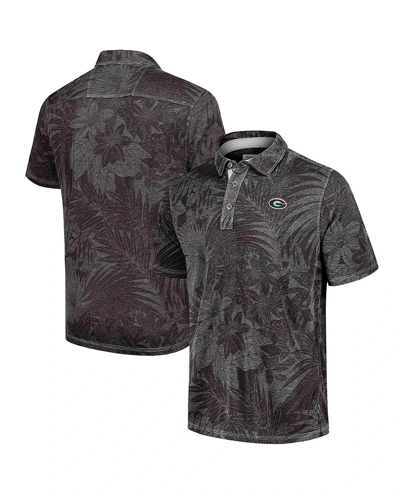 Tommy Bahama Men's Black Georgia Bulldogs Sport Santiago Paradise Polo Shirt