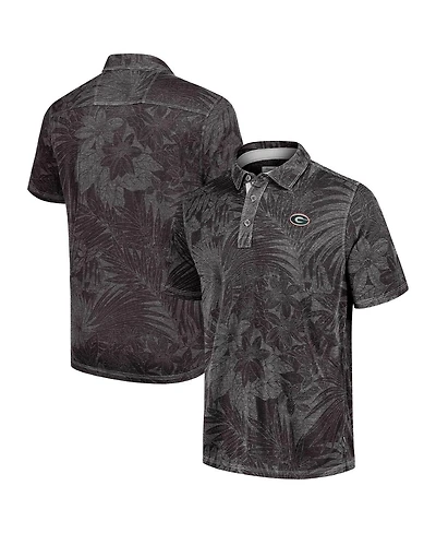 Tommy Bahama Men's Black Georgia Bulldogs Sport Santiago Paradise Polo Shirt