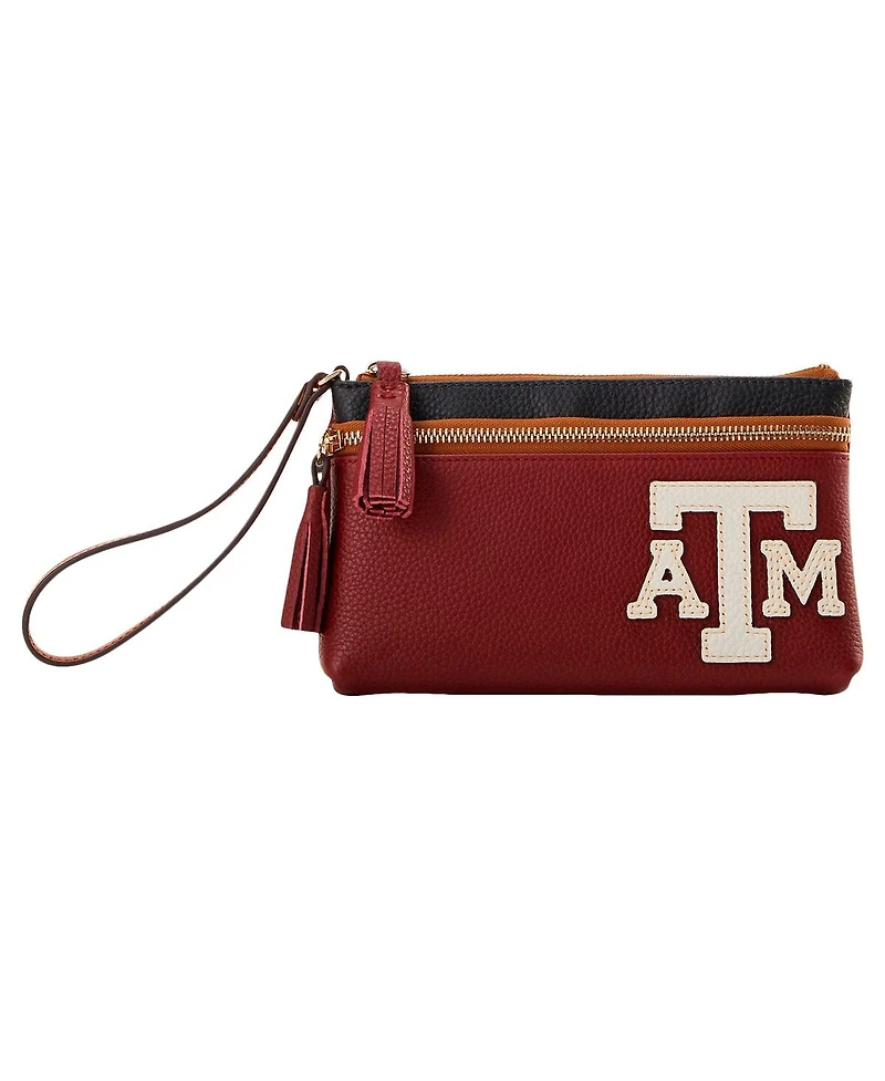 Dooney & Bourke Texas A&M Aggies Infield Double-Zip Wristlet