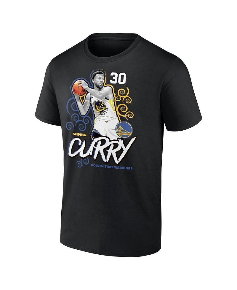 Fanatics Mto Label Men's Stephen Curry Black Golden State Warriors Competitor T-Shirt