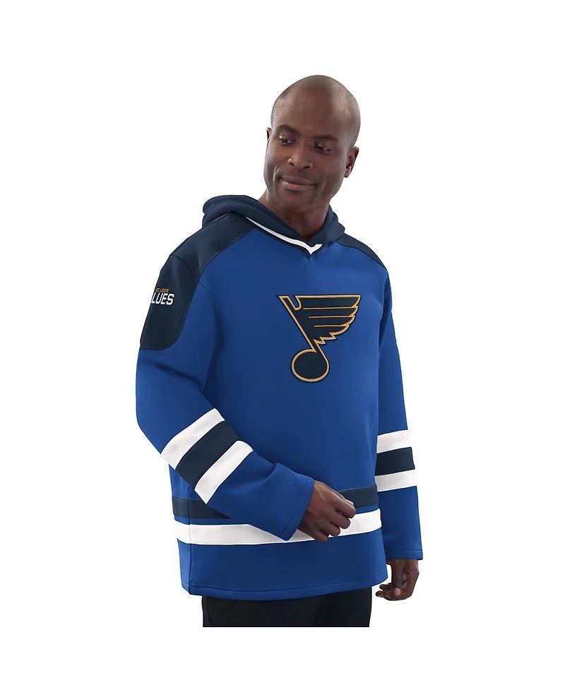 Starter Men's Blue/Navy St. Louis Blues Hockey Pullover Hoodie