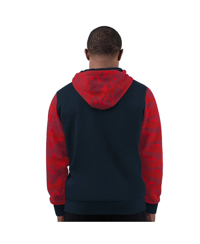 Starter Men's Navy Houston Texans Thursday Night Gridiron Full-Zip Hoodie