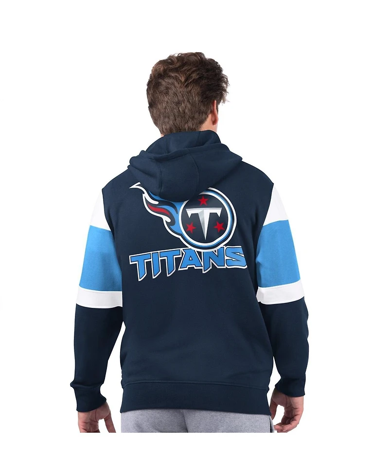 Starter Men's Navy Tennessee Titans Extreme Full-Zip Hoodie