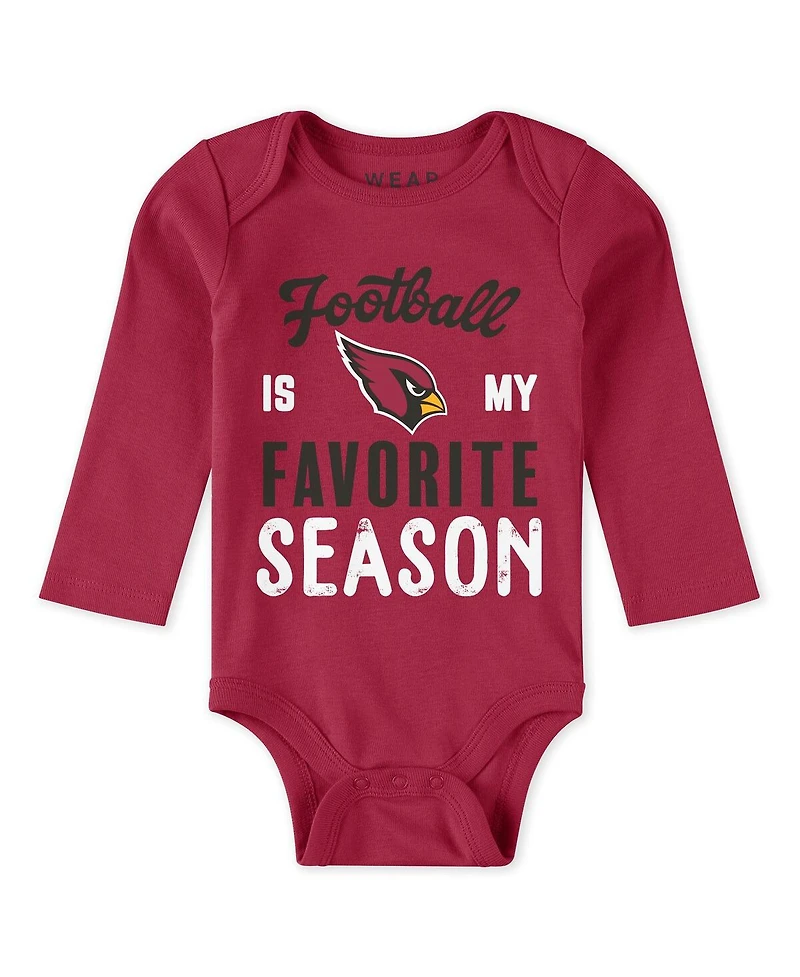 Wear by Erin Andrews Baby Boys and Girls 2-Piece Arizona Turn Me Around Bodysuits Pant Set