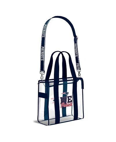 Wear by Erin Andrews New England Patriots Stadium Team Color Trim Tote Bag
