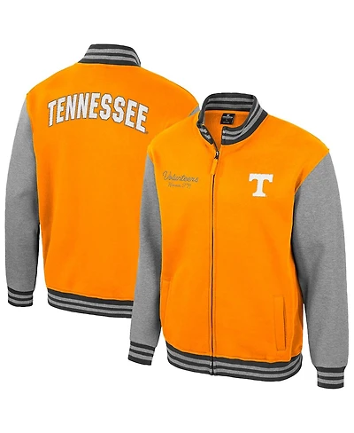 Colosseum Men's Tennessee Orange Volunteers Ambi-Turner Full-Zip Varsity Jacket
