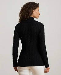 Lauren Ralph Women's Buckled Cotton Sweater