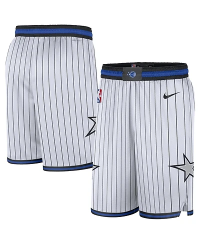 Nike Men's White Orlando Magic Association Edition Swingman Dri-fit Shorts