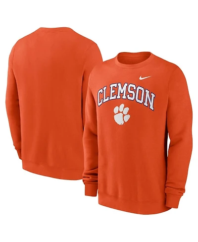 Nike Men's Orange Clemson Tigers Arch Pullover Sweatshirt