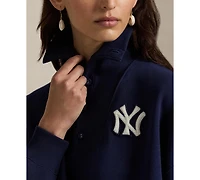 Polo Ralph Lauren Women's Vintage-Inspired Yankees Long Sleeve Pull-On Sweatshirt
