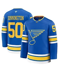Fanatics Men's Binnington Blue St. Louis Blues Home Premium Player Jersey