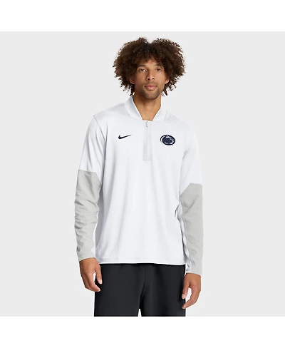 Nike Men's White Penn State Nittany Lions One Goal Performance Half-Zip Pullover Hoodie