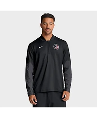 Nike Men's Black Florida State Seminoles One Goal Performance Half-Zip Pullover Hoodie