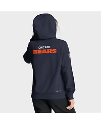 Nike Women's Navy Chicago Bears Sideline Standard Issue Initial Home Dri-fit Hoodie