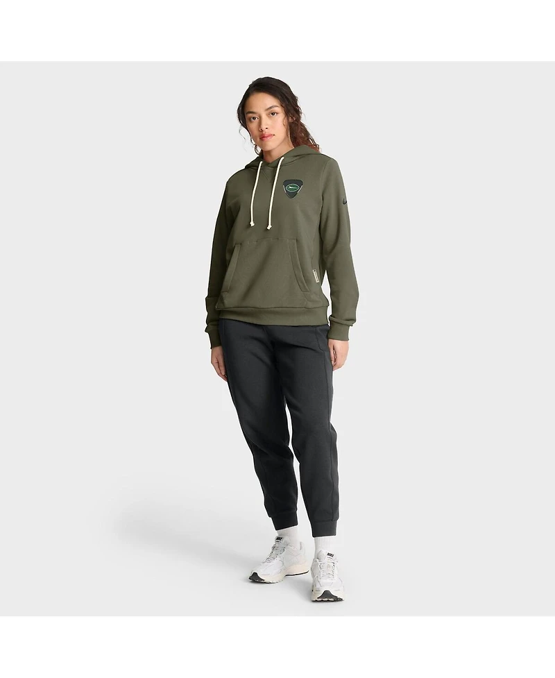 Nike Women's Olive New York Jets 2025 Salute to Service Sideline Standard Issue Dri-fit Hoodie