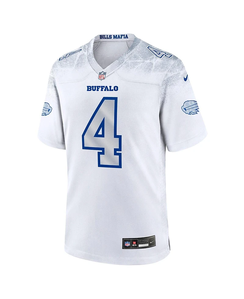 Nike Men's James Cook Iii White Buffalo Bills 2025 Rivalries Collection Game Jersey