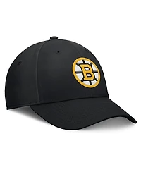 Fanatics Men's Black Boston Bruins Primary Logo Flex Hat