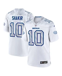 Nike Men's Khalil Shakir White Buffalo Bills 2025 Rivalries Collection Game Jersey