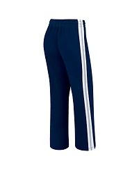 Wear by Erin Andrews Women's Navy Dallas Cowboys Color-Block Straight Leg Pants