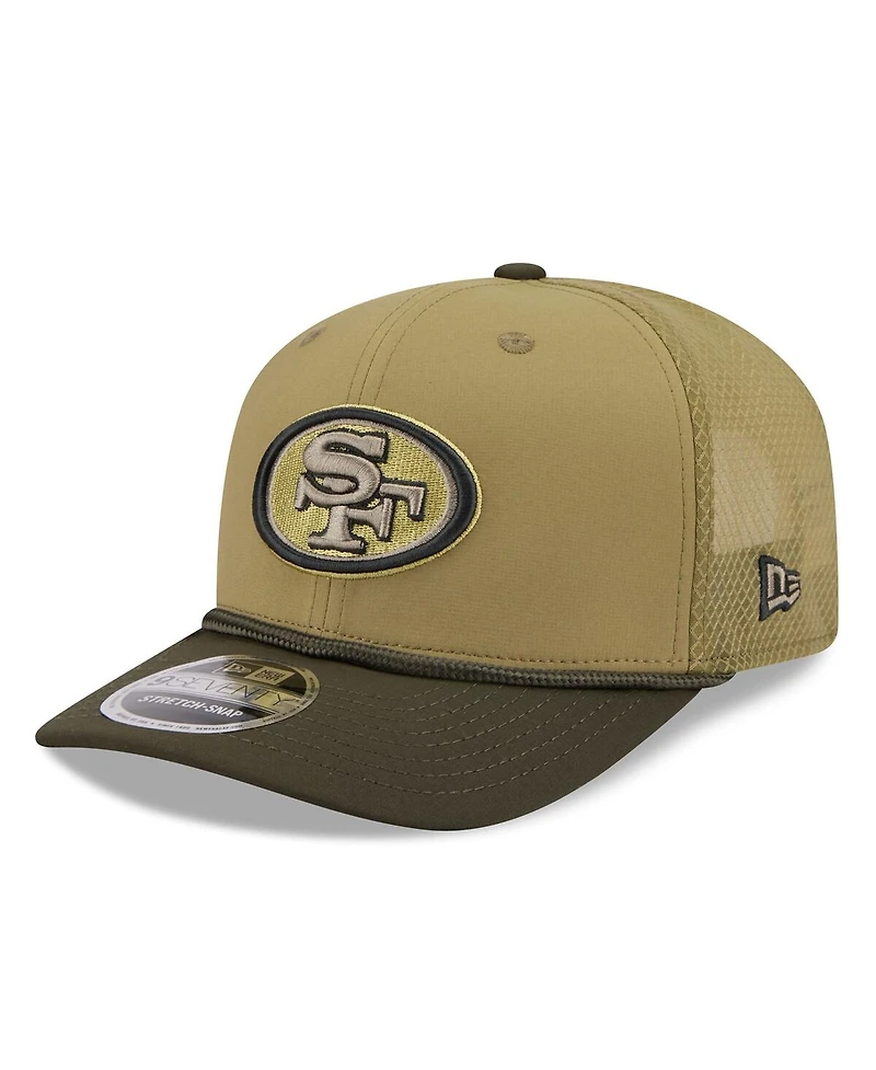 New Era Men's Green San Francisco 49ers 2025 Salute to Service 9SEVENTY Adjustable Hat