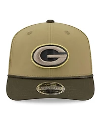 New Era Men's Green Green Bay Packers 2025 Salute to Service 9SEVENTY Adjustable Hat