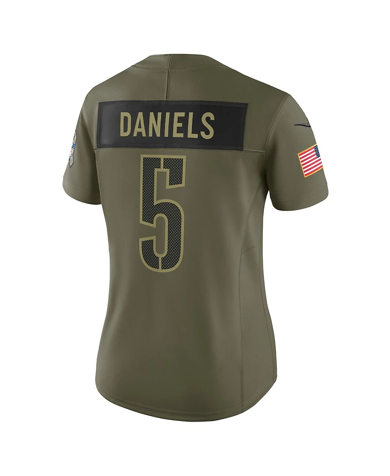 Nike Women's Jayden Daniels Olive Washington Commanders 2025 Salute to Service Limited Jersey