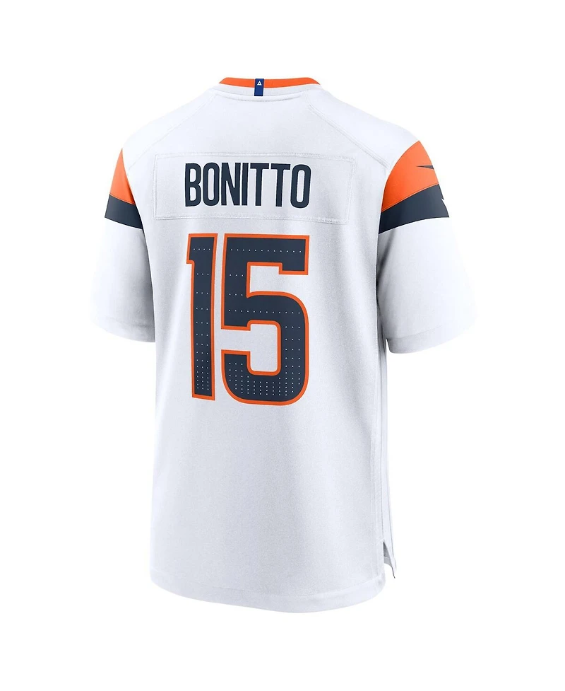 Nike Men's Nik Bonitto White Denver Broncos Game Jersey