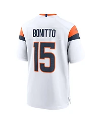 Nike Men's Nik Bonitto White Denver Broncos Game Jersey