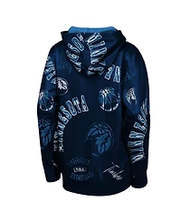 Outerstuff Big Boys and Girls Navy Minnesota Timberwolves Moving Violation Hoodie