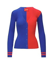 Staud Women's Royal/Red New York Giants Cargo Sweater