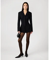 WeWoreWhat Women's Cinched Waist Blazer Romper
