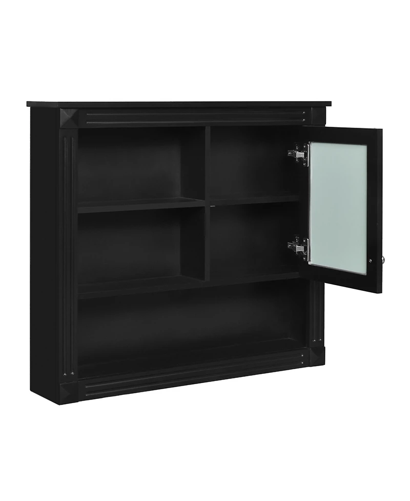 Casainc 32'' Bathroom Wall Cabinet with Mirror, Adjustable Shelves & 4 Shelves for Storage