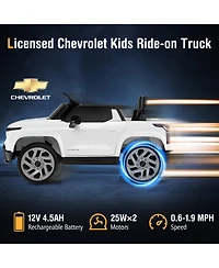 Gymax Ride on Car 12V Licensed Chevrolet Truck Kids' Electric Vehicles Gift for 3+