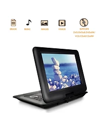 Trexonic 14.1 Inch Portable Dvd Player with Swivel Tft-lcd Screen and Usb,Sd,Av Inputs