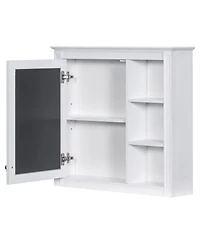 Casainc 30'' Bathroom Vanity with Top Sink, Mirror Cabinet