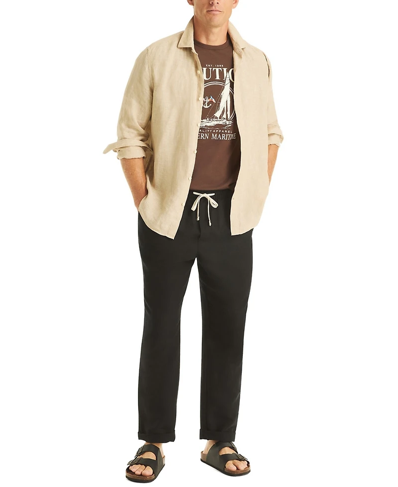 Nautica Men's Sail Printed Crewneck T-Shirt