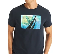 Nautica Men's Palm Tree Printed T-Shirt