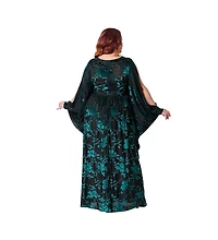 Unique Vintage Plus 1970s Flutter Sleeve Caftan