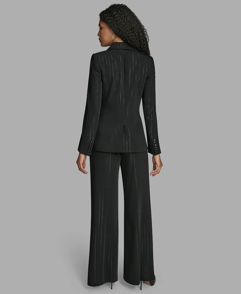 Bcbg Women's Pinstripe Double Breasted Jacket