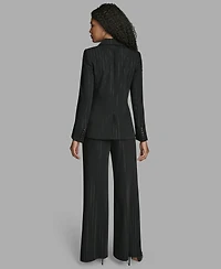 Bcbg Women's Pinstripe Double Breasted Jacket