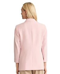 Jones New York Women's Notched Collar Jacket with Rolled Sleeves