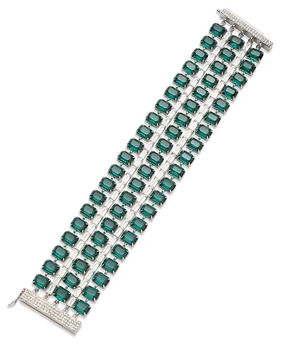 Lauren Ralph Lauren Cubic Zirconia and Epoxy Tennis Flex Bracelet