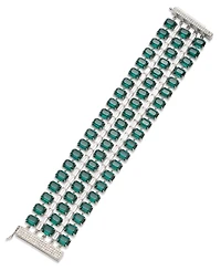 Lauren Ralph Lauren Cubic Zirconia and Epoxy Tennis Flex Bracelet